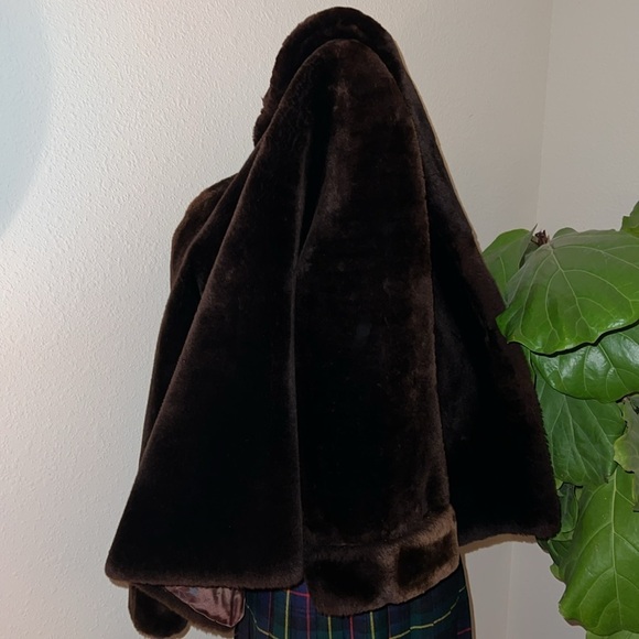 Mouton Women’s Teddy Bear Jacket Coat Vintage Fur Coat - Real Fur!! - Picture 10 of 15